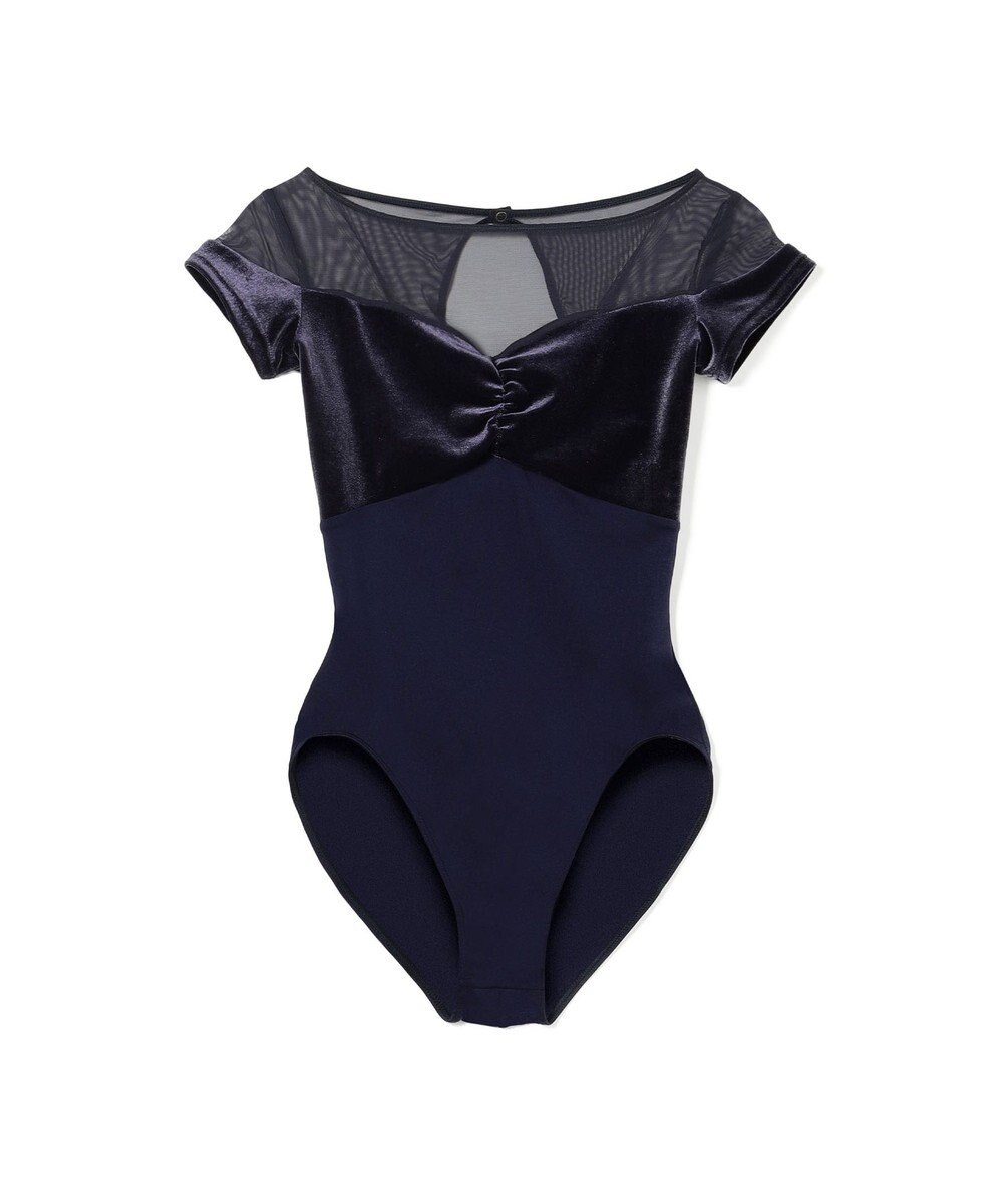 Chacott ハーフスリーブレオタード 