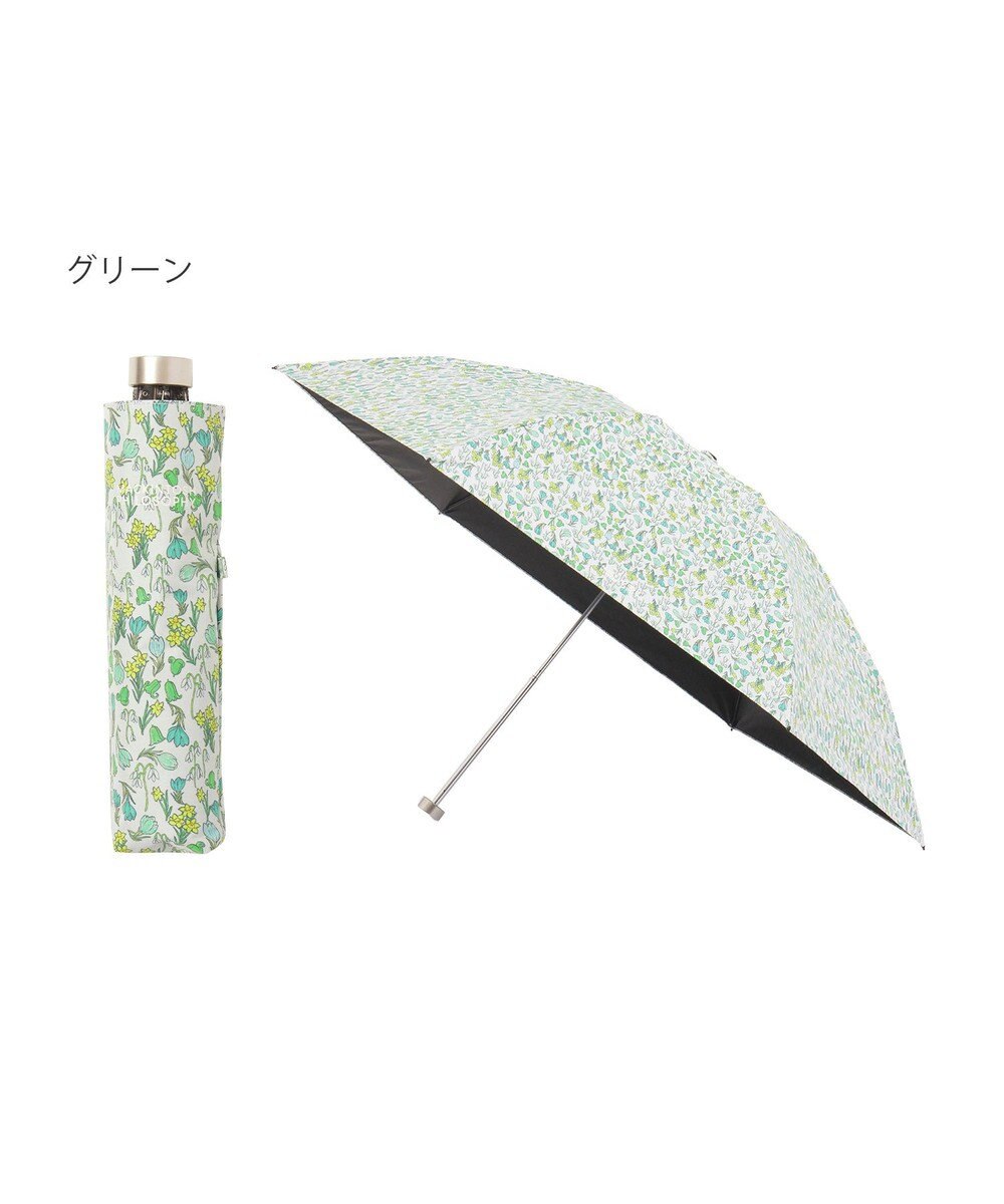 MOONBAT 【 遮光率100％/遮熱/UV/軽量】MACKINTOSH PHILOSOPHY(マッキントッシュフィロソフィー)晴雨兼用日傘 Snowblue Garden Barbrella バーブレラ 折りたたみ傘 フワクール生地使用 