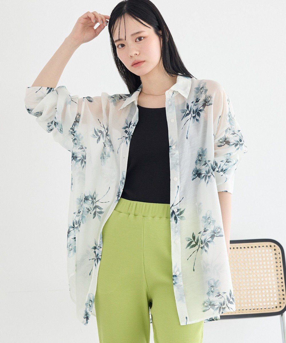 earth music&ecology シアーシャツ 