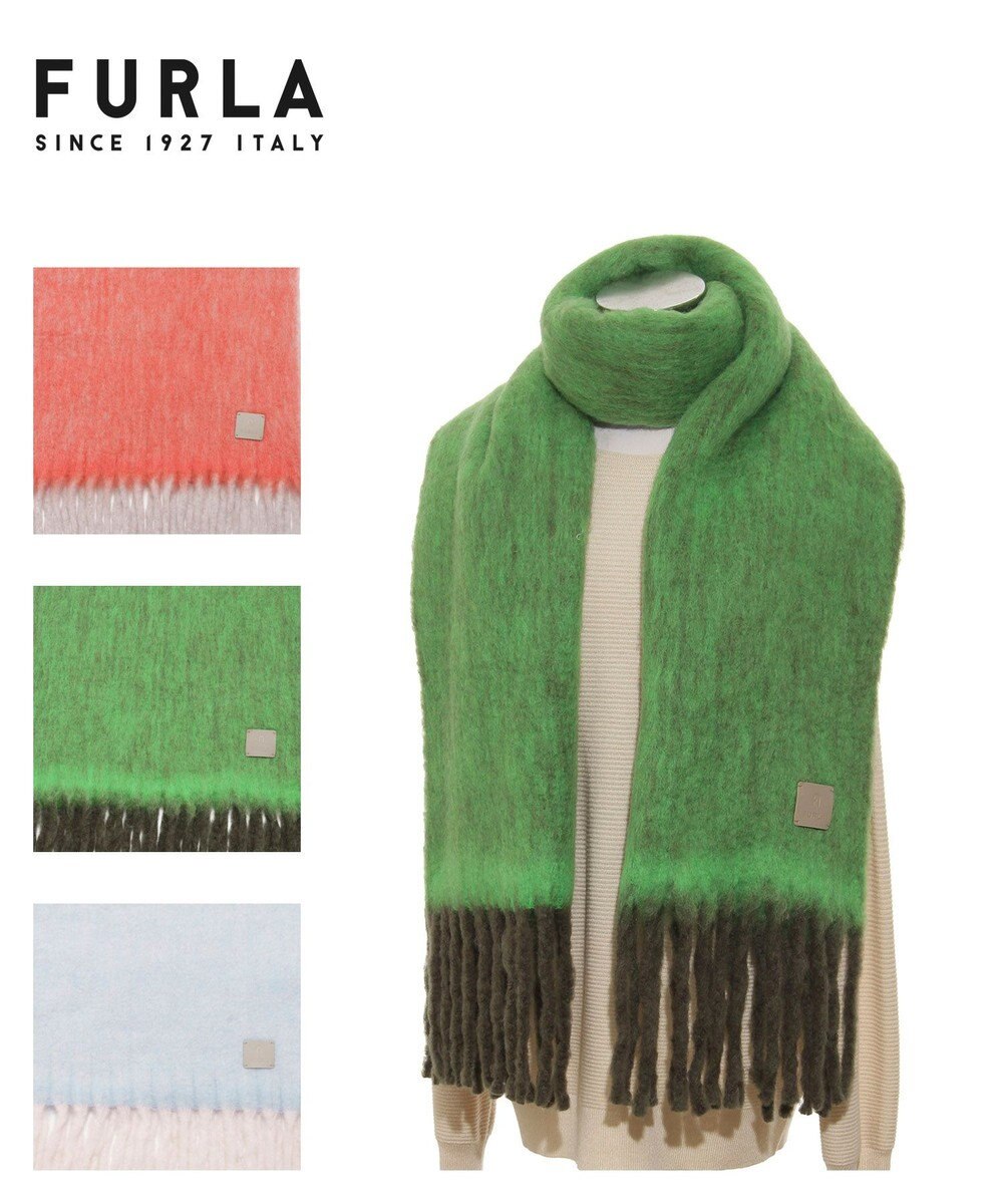 MOONBAT 【WEB限定】FURLA シャギーボリュームマフラー/幅40cm 