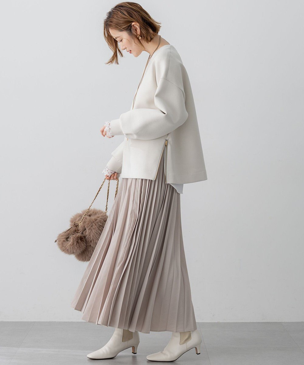 23区 S 【見上愛さん着用/CanCam11月号掲載】パウダリータイプライター プリーツ スカート 