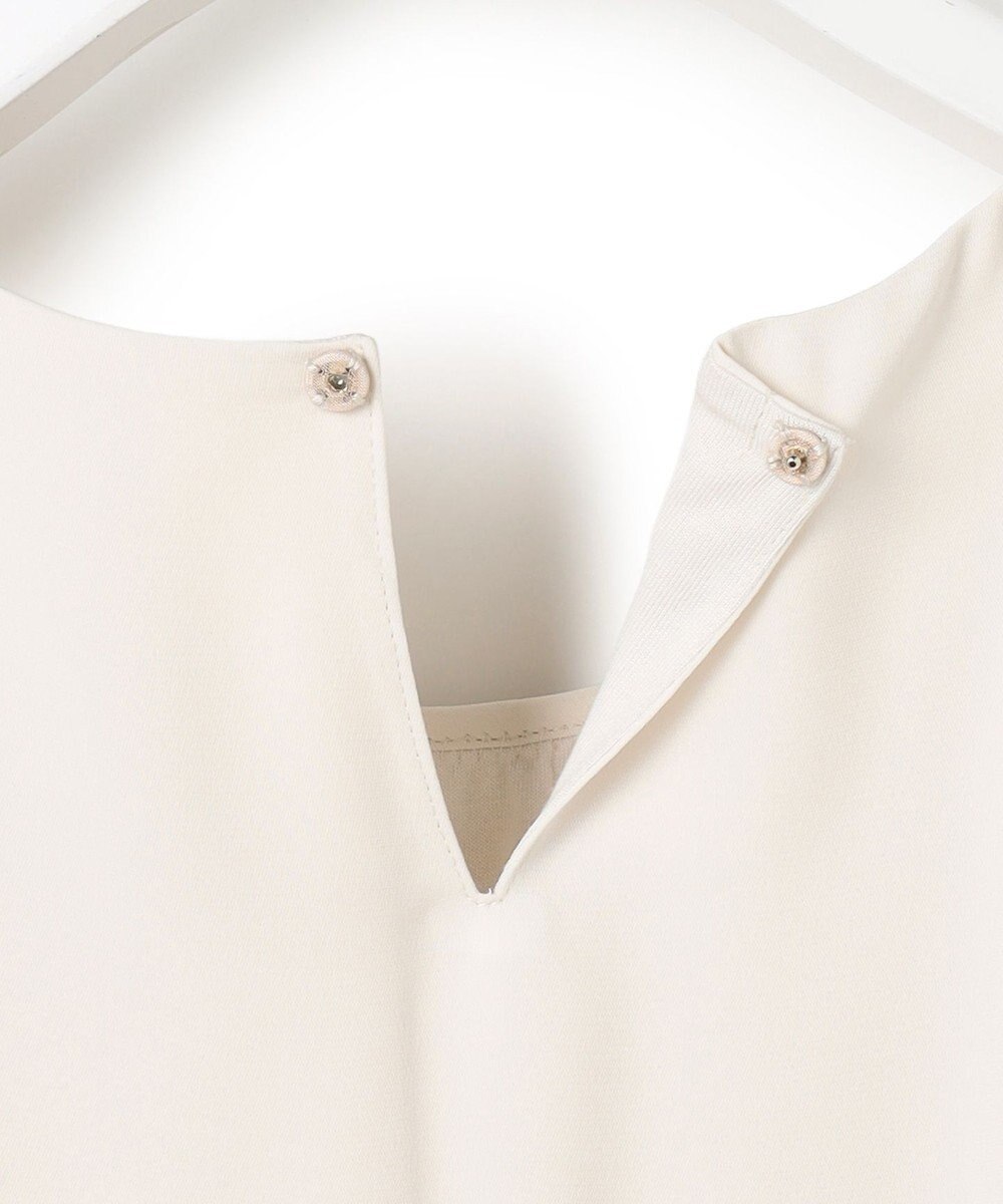 23区 S 【洗える】シルキーデシン ボールチェーン バルーン ブラウス 