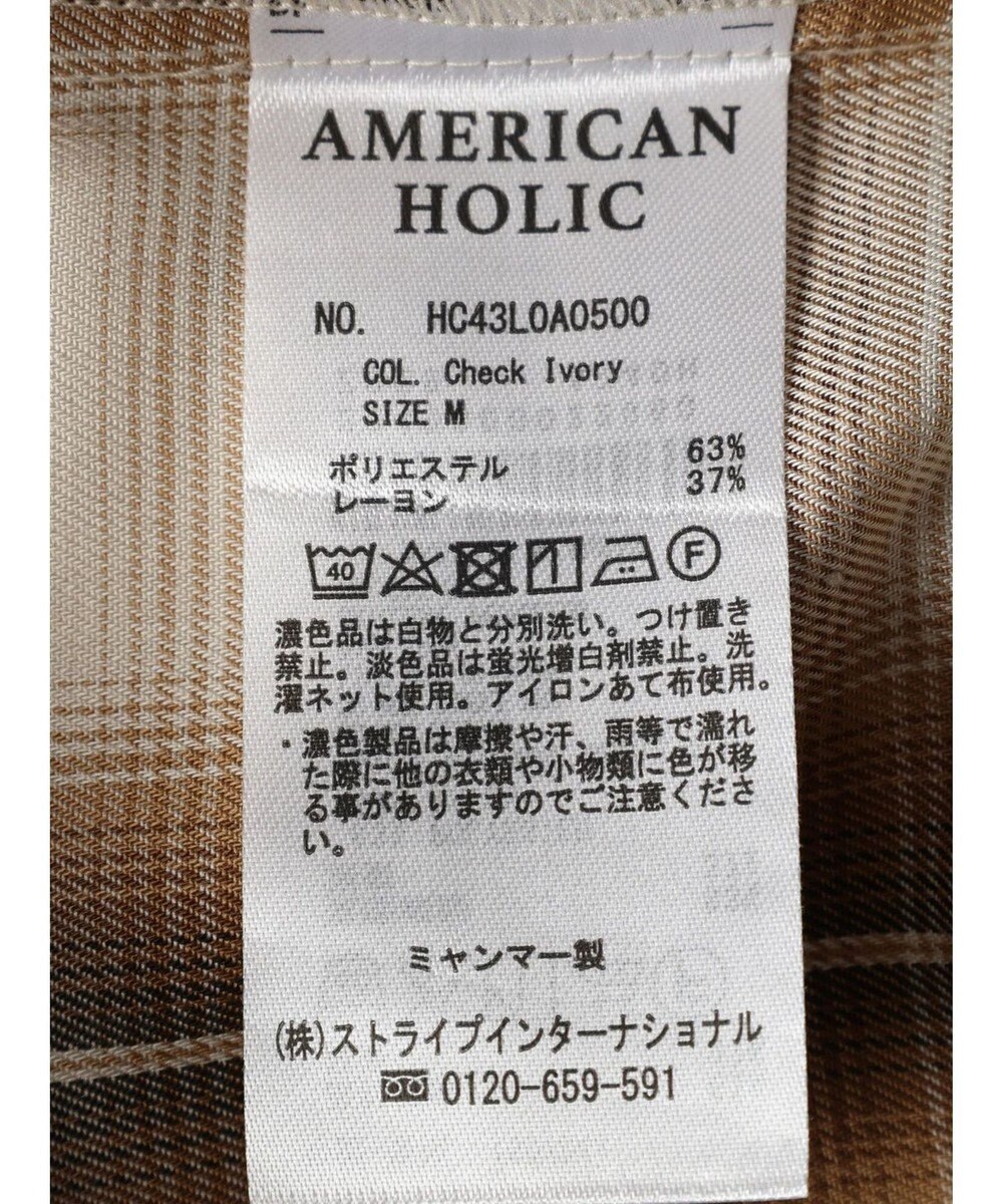 AMERICAN HOLIC イージーケアバックタックシャツ 