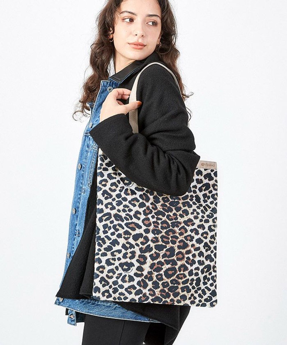 LeSportsac LARGE EMERALD TOTE/フラクセンレオパード フラクセンレオパード