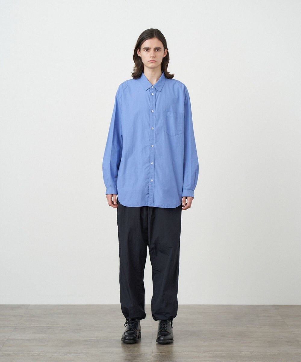 ATON SUVIN BROAD | ウォッシュドシャツ - UNISEX 