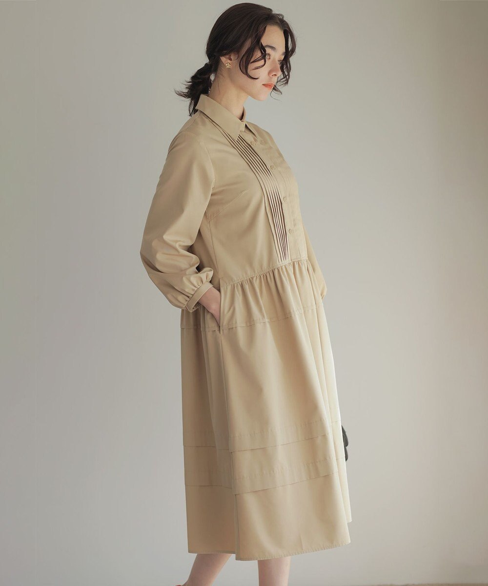 組曲 ソフトクロスピンタック ワンピース 