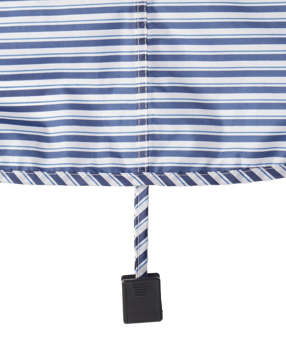 MOONBAT 【撥水】FLAT PURE サイクル レインポンチョ ボーダー 自転車 収納袋付き 