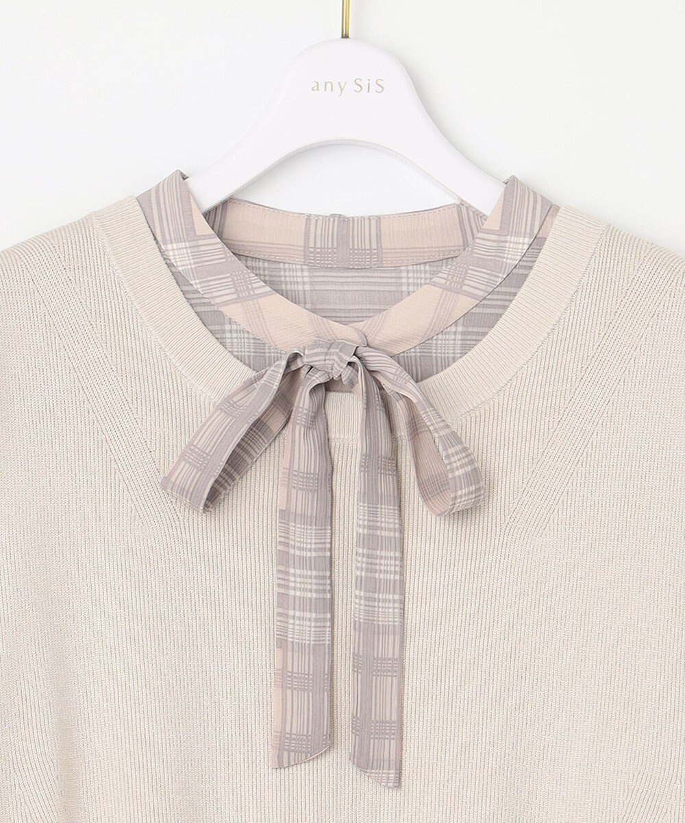 ANY SIS 【2SET】ニットジレワンピース セット 