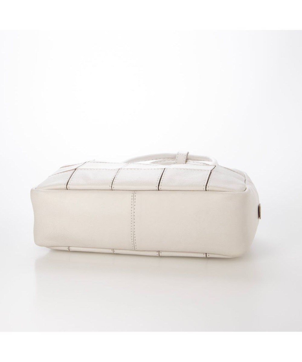 UNBILLION ピークスピーク PEAKS PEAK / 牛革パッチワーク横長ボストン 