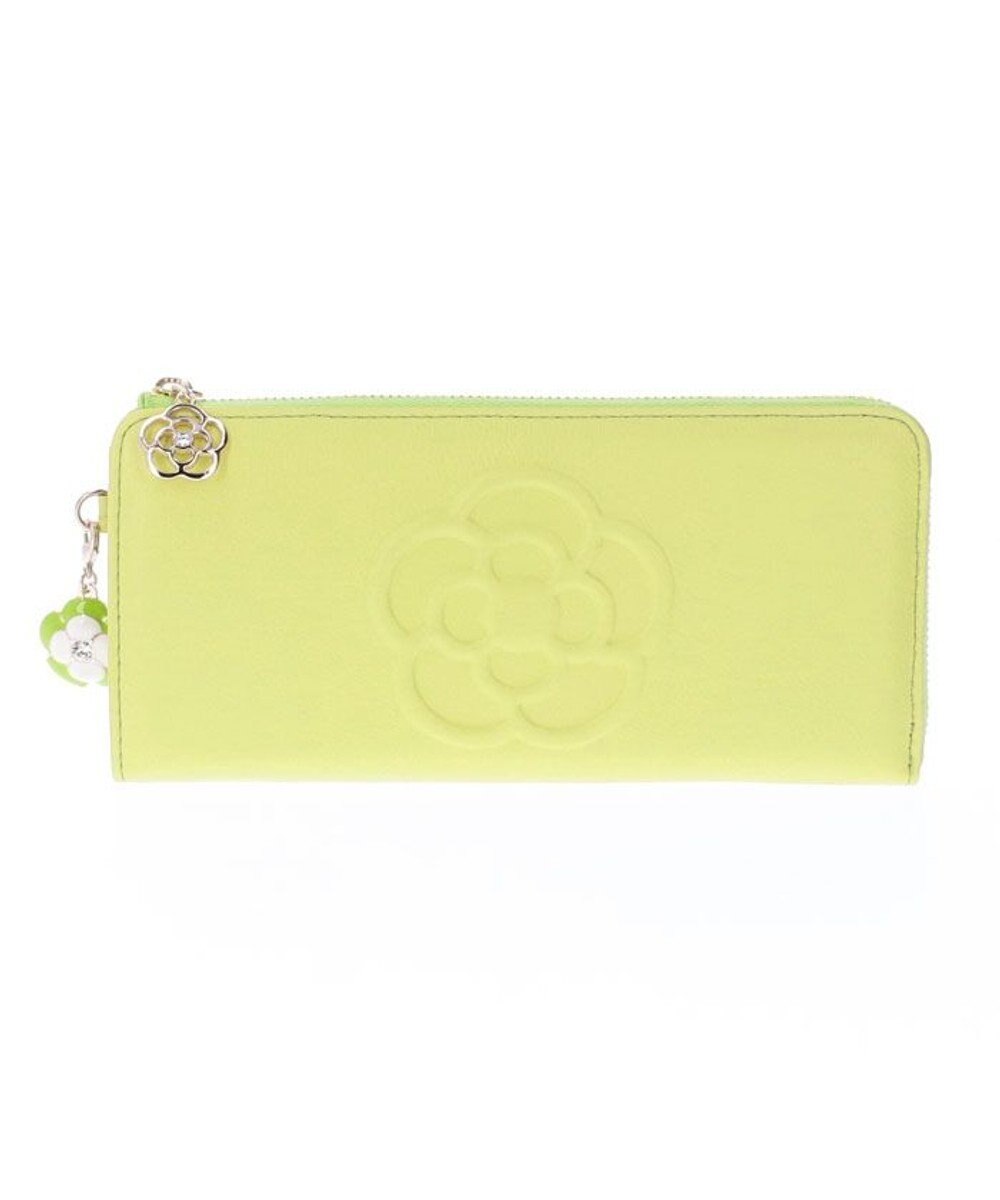 CLATHAS ワッフル　Lファスナー長財布 