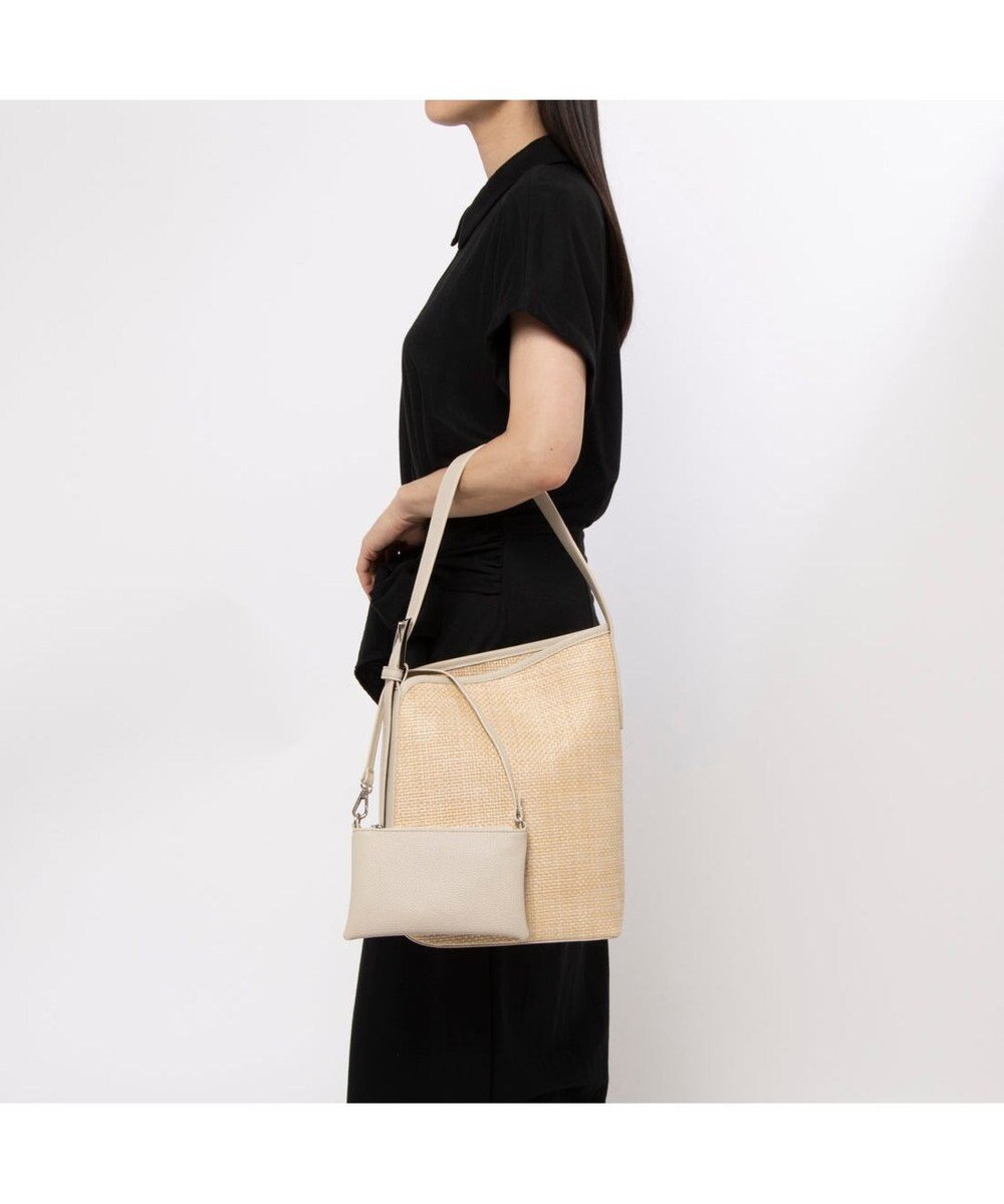 UNBILLION カシュカシュ cachecache / 雑材風アシンメトリートート 