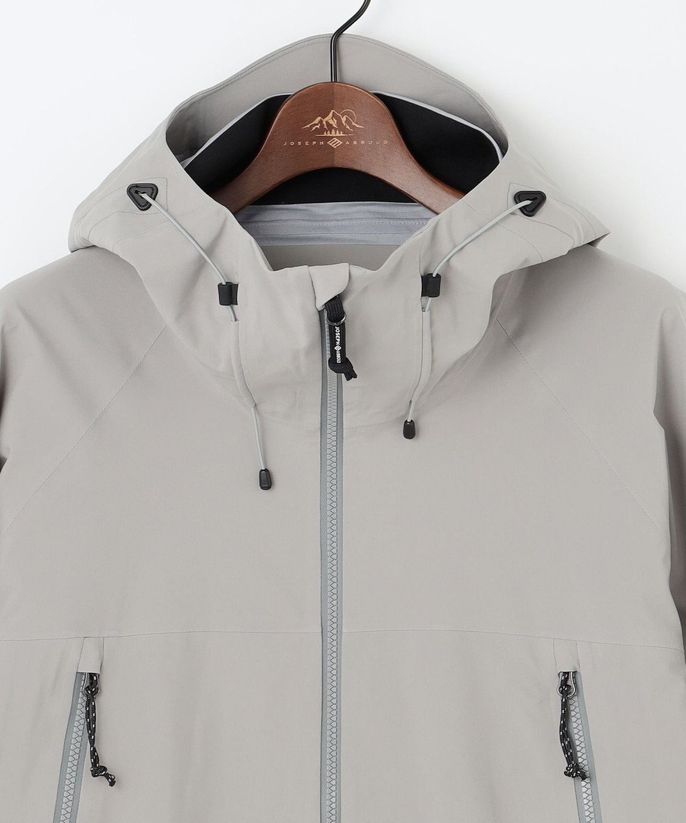 JOSEPH ABBOUD MOUNTAIN 【ECO撥水/耐水性/透湿防水素材/ストレッチ/軽量】ボイルドポリエステル3レイヤー マウンテンパーカー 