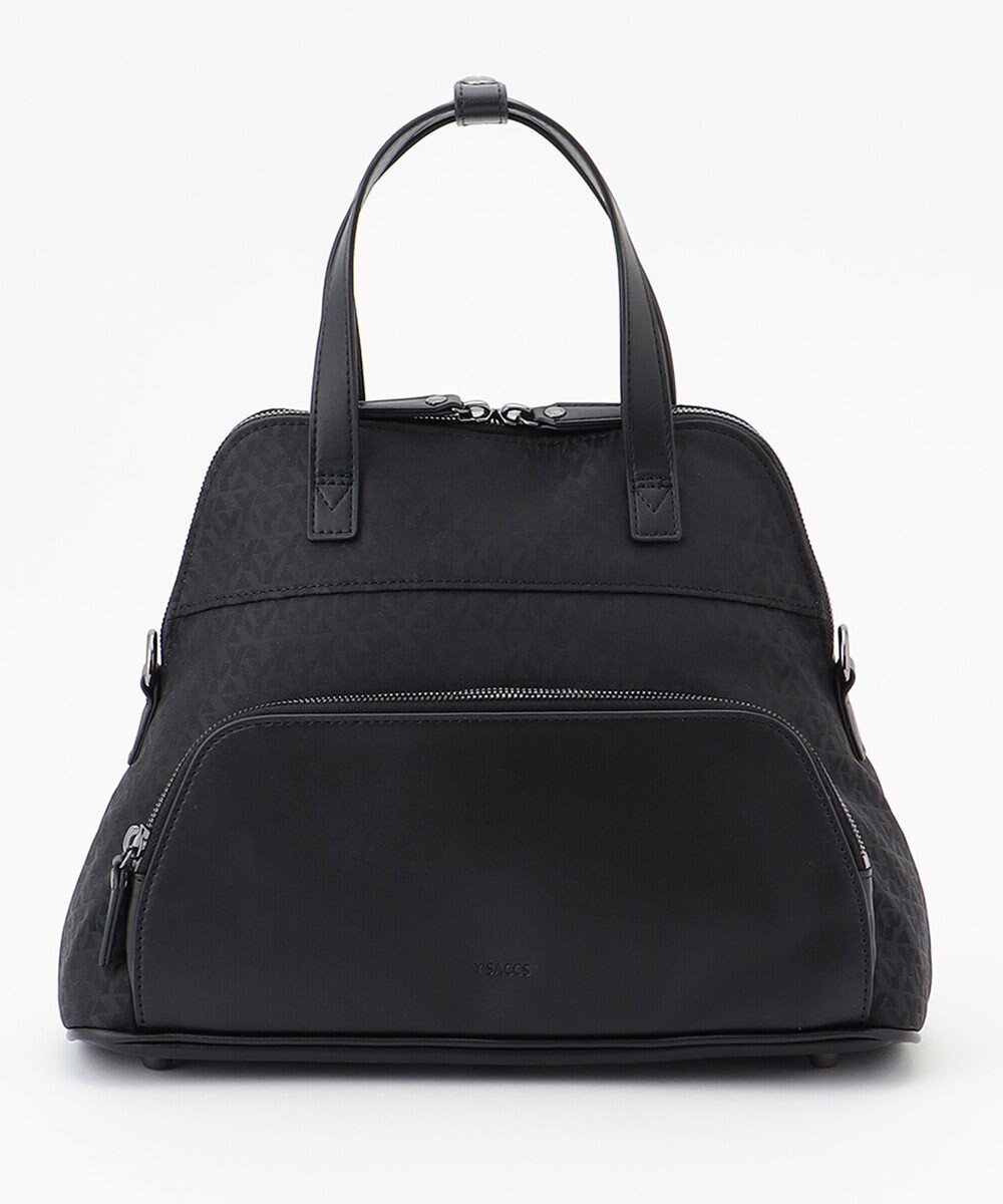 Y'SACCS モノグラムジャカード　ハーフムーン2WAYトート 