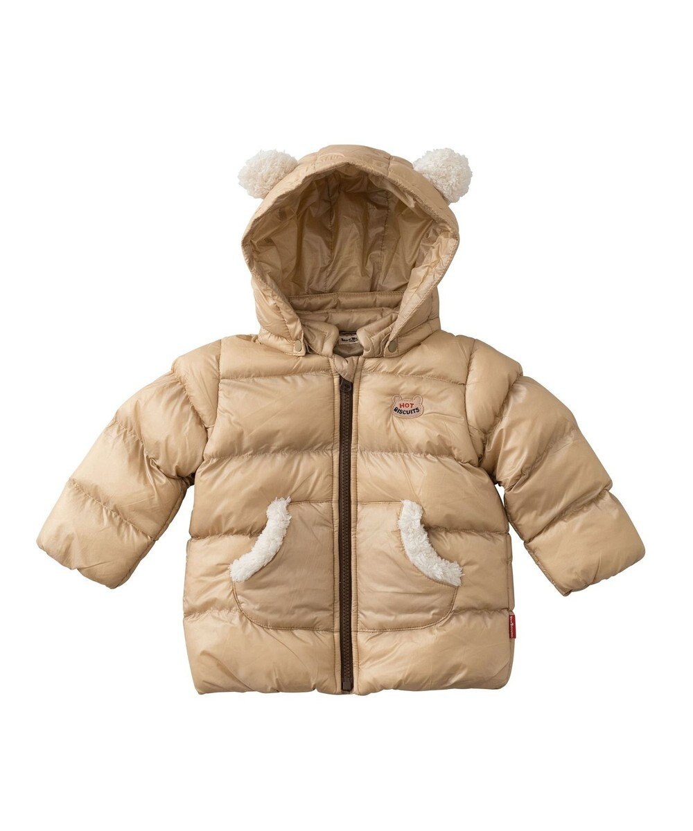 MIKI HOUSE HOT BISCUITS 【80-120cm】 高機能 グースリー素材 中綿ジャンパー 