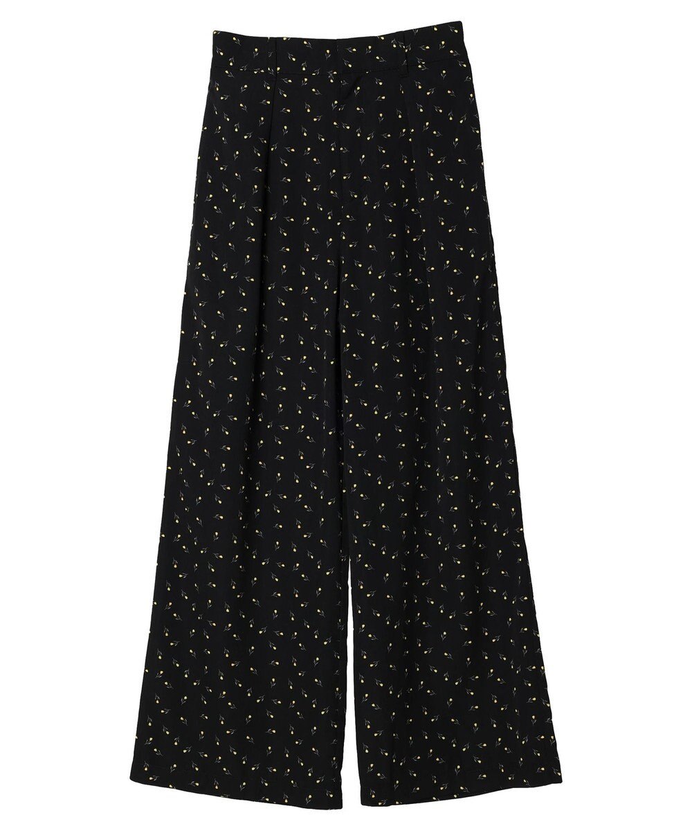 earth music&ecology 花柄ワイドパンツ 