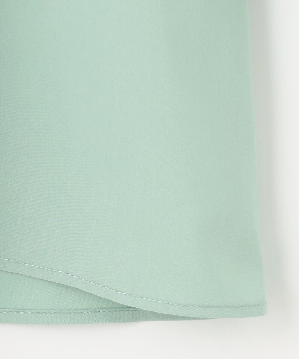 Feroux 【洗える】スタンドネックシャーリング ブラウス 