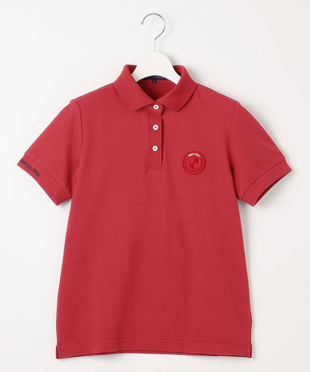 23区GOLF 【WOMEN】【吸水速乾・UVケア】カノコ 半袖ポロシャツ 