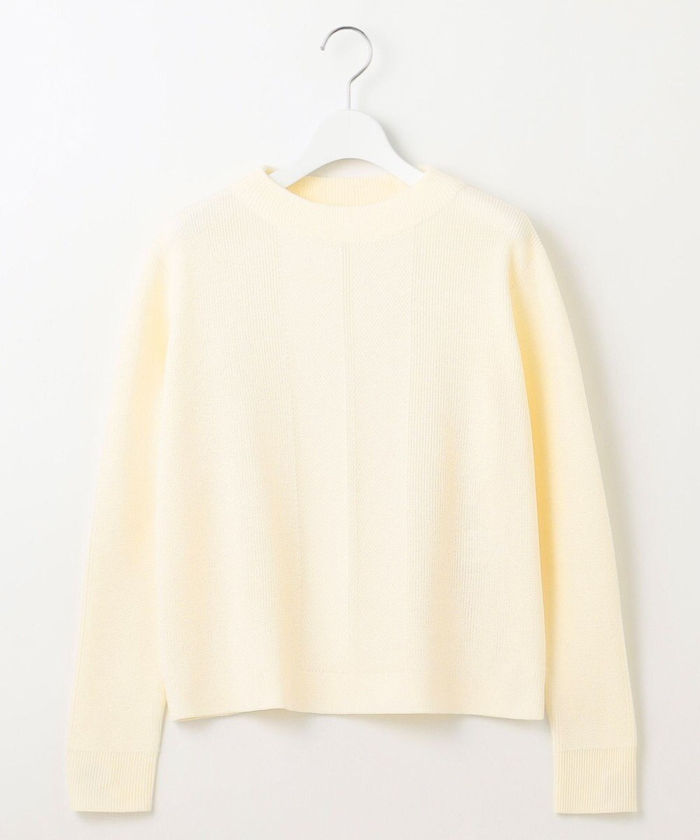 J.PRESS LADIES 【洗える】CLEAR COTTON BLEND ボトルネック ニット 