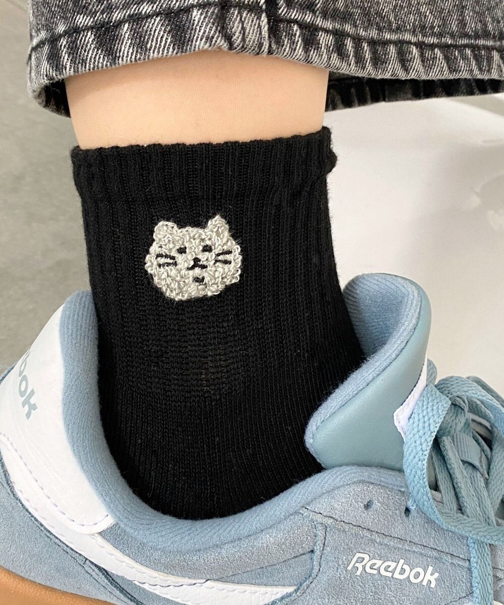 WEGO モコモコアニマルアンクルパイルソックス 