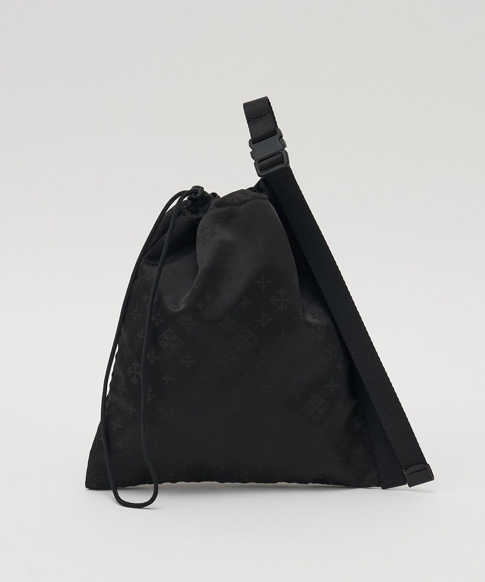 russet ナイロンジャガード巾着ポーチ L(Z-230) 