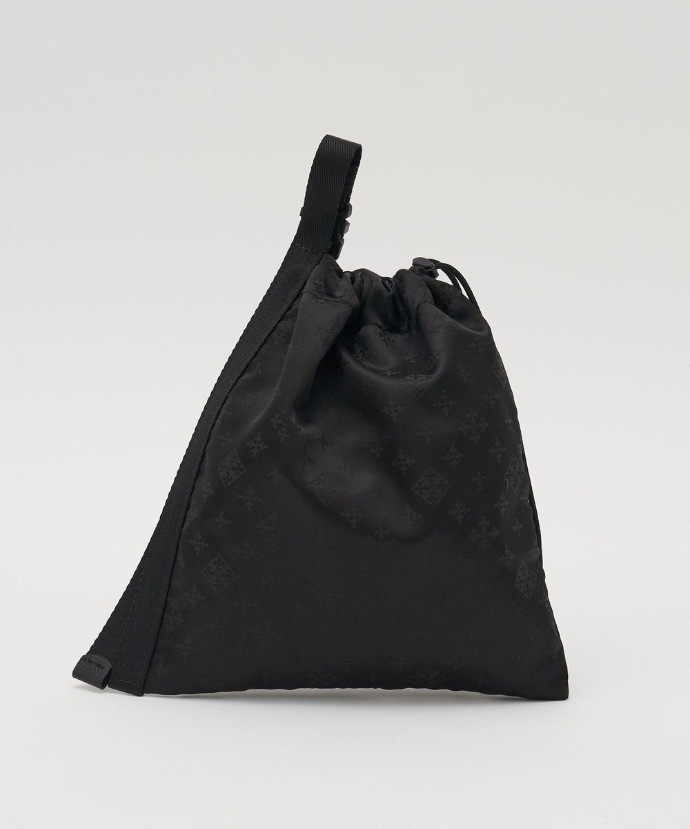 russet ナイロンジャガード巾着ポーチ L(Z-230) 