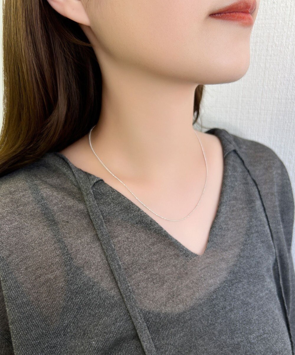 Phoebe 【SV925】シルキーシャインボールチェーンネックレス 