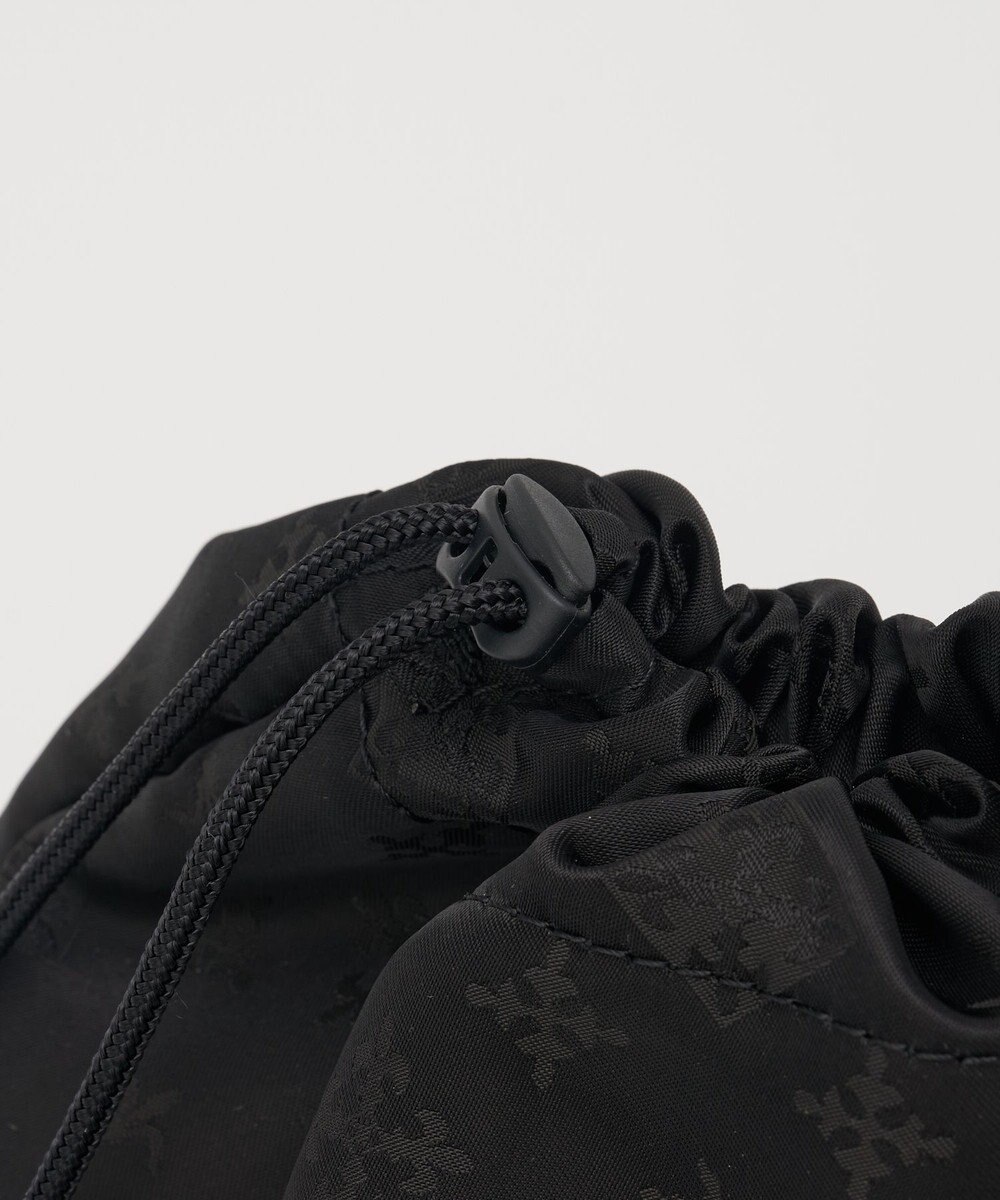 russet ナイロンジャガード巾着ポーチ L(Z-230) 