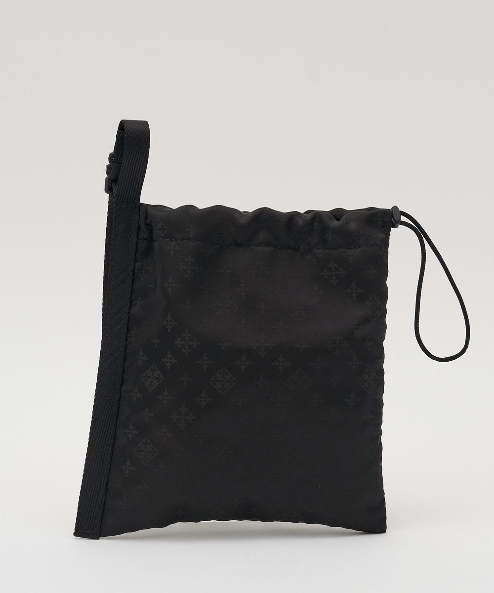 russet ナイロンジャガード巾着ポーチ L(Z-230) 