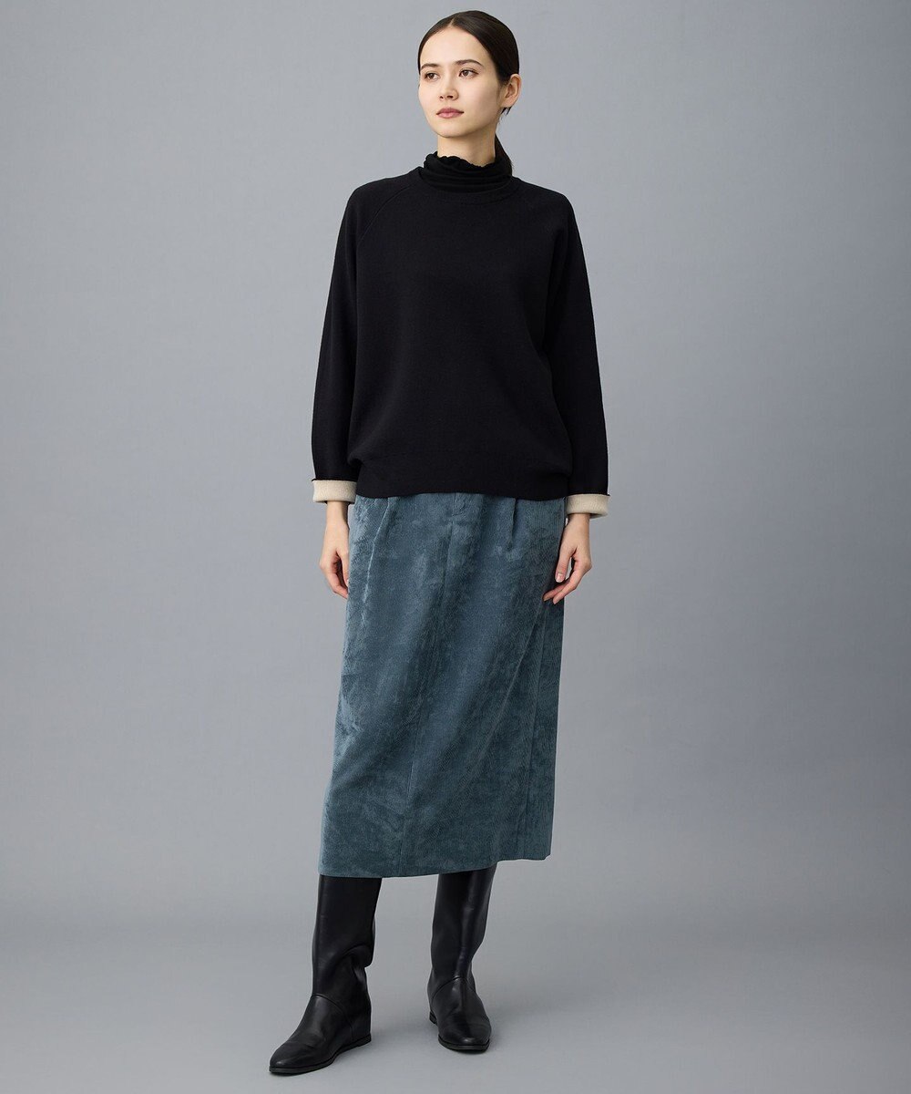 自由区 【SHIHOさん着用】ストレートインヒールロング ブーツ 