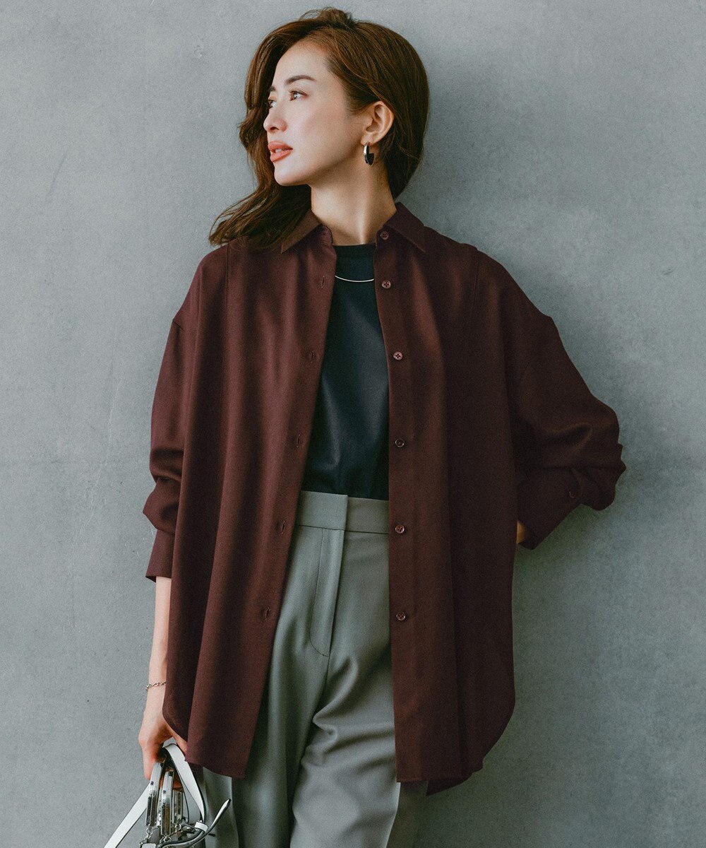 ICB L 【洗える】 シアービエラ デザインシャツ 