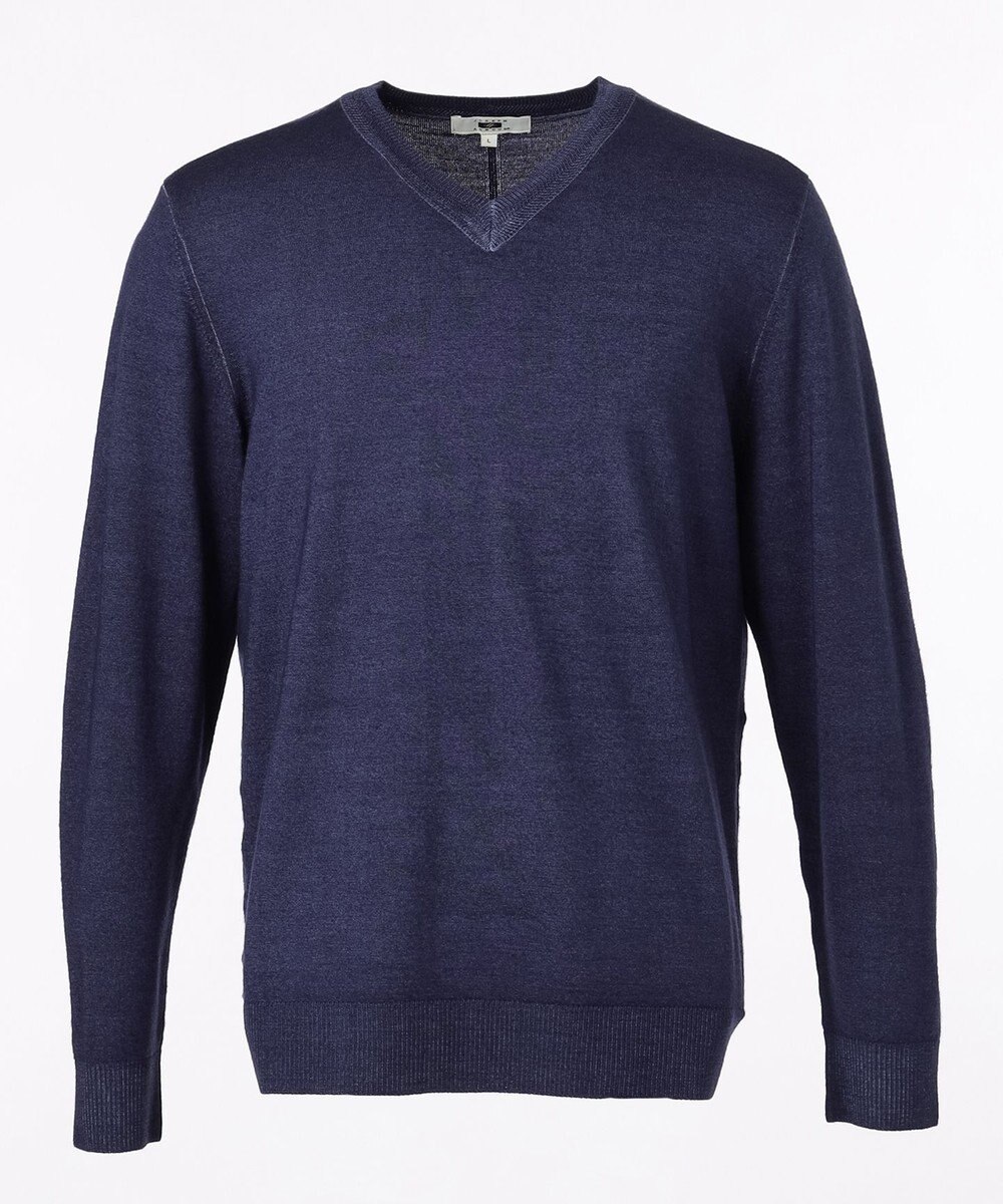JOSEPH ABBOUD ビンテージガーメントダイ　Vネックニット 