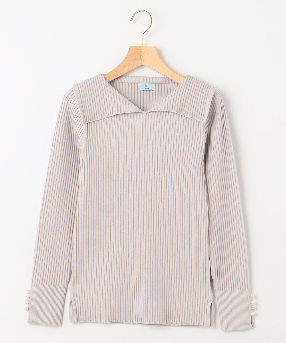 組曲 Elenaリブニット プルオーバー 