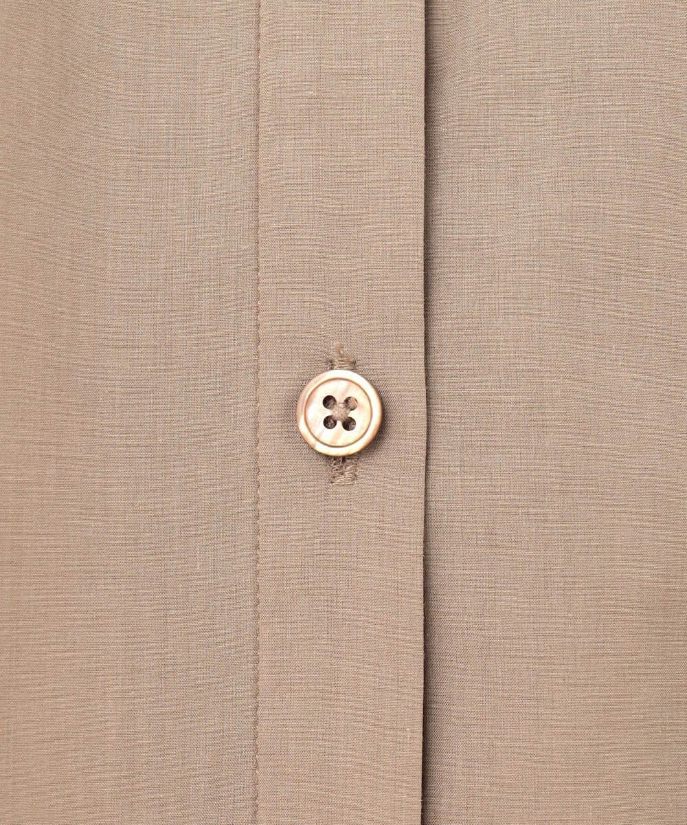 自由区 【洗える】テンセルコットンエンブロイダリーシャツ ブラウス 