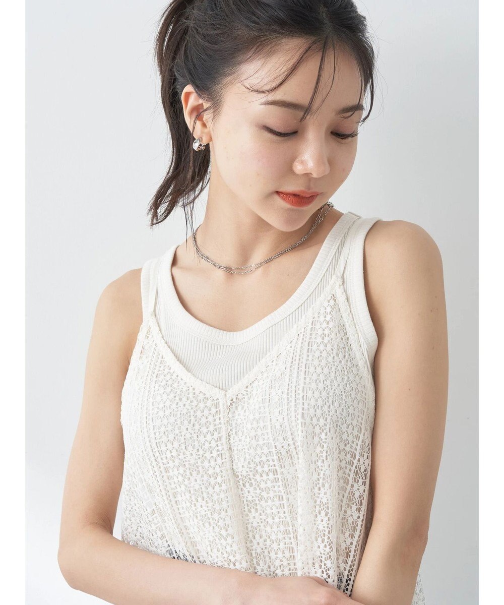 earth music&ecology レースキャミワンピース 