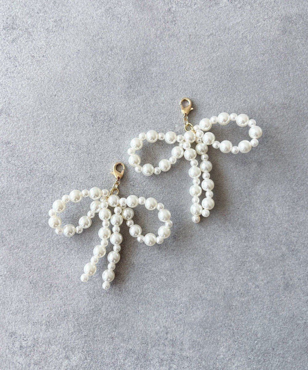 Maison de FLEUR パールリボンチャームセット 