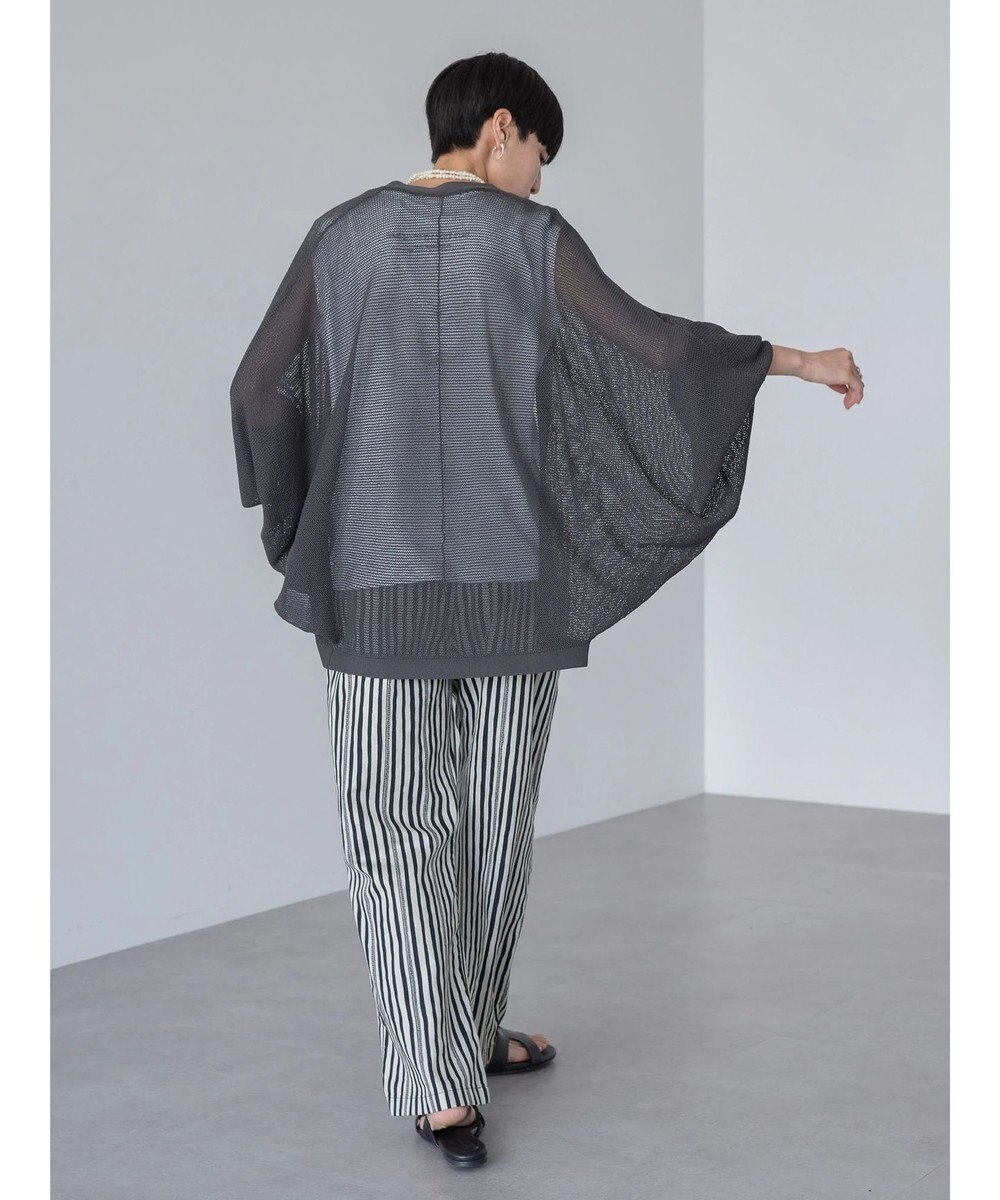 AMERICAN HOLIC ニュアンスメッシュニットカーディガン 