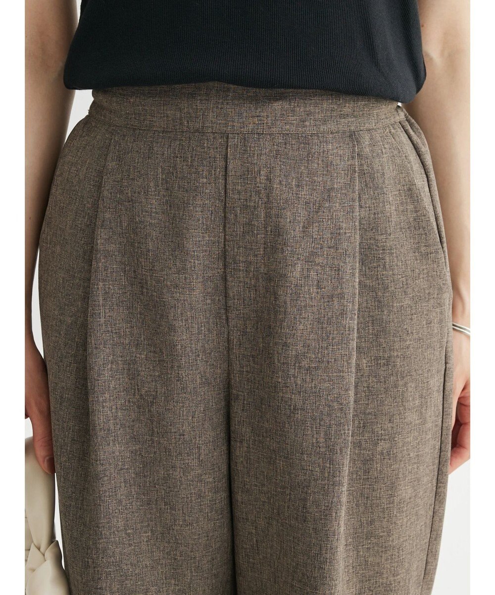 Green Parks 麻調ストレートパンツ 