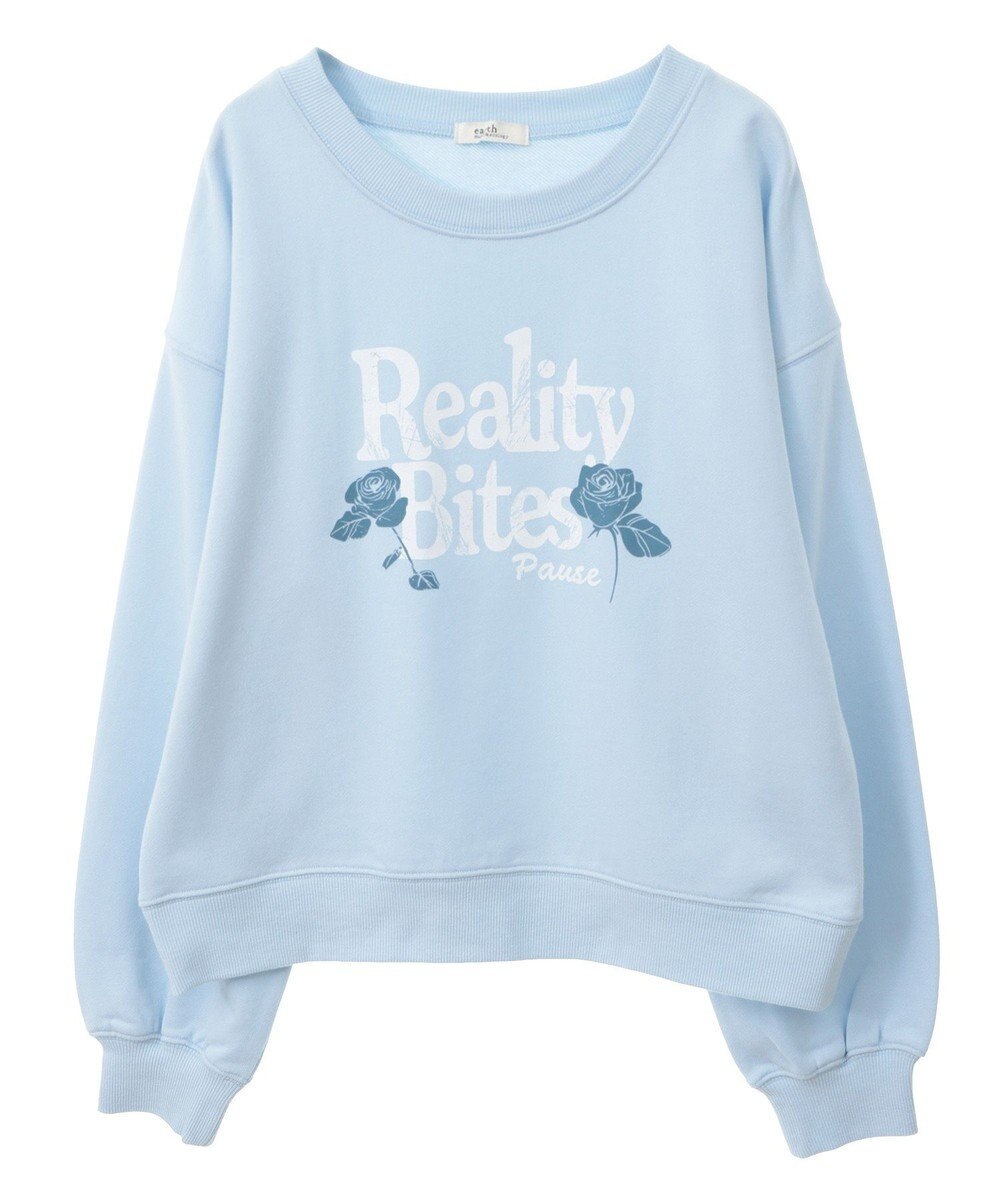 earth music&ecology ローズ×ロゴグラフィックスウェット 