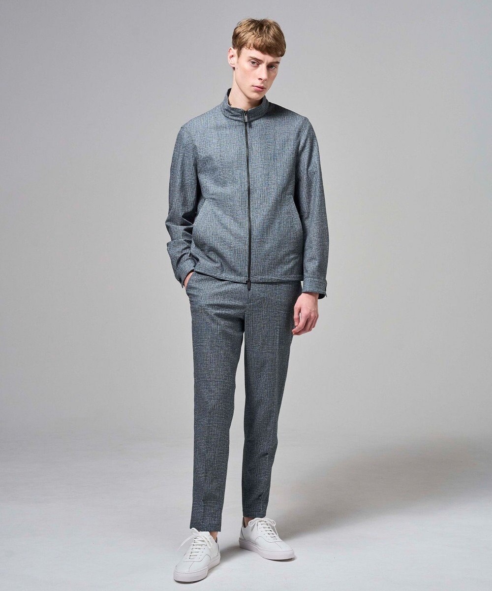 JOSEPH HOMME 【新型】トリコサッカーストレッチ スタンドカラーブルゾン 