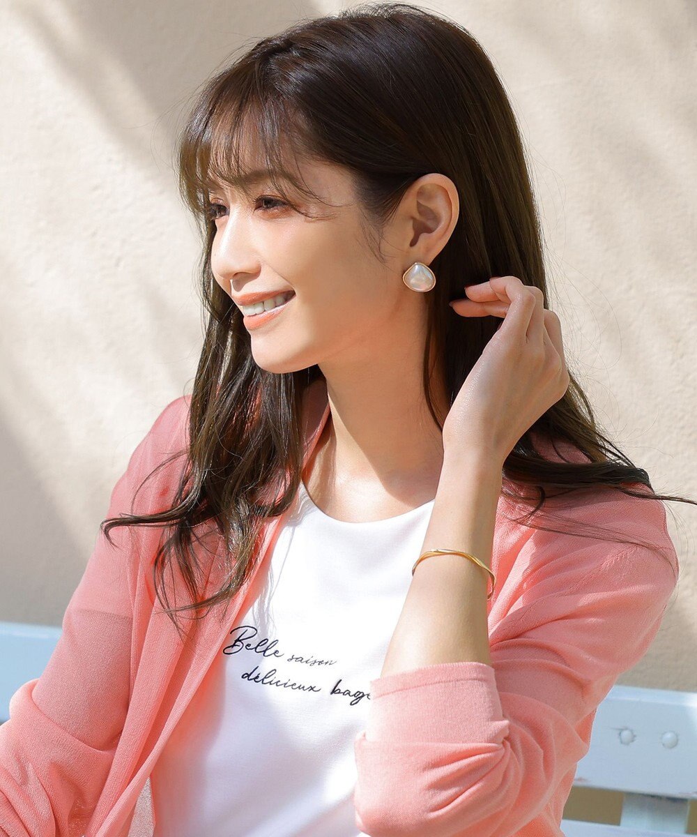 Tiaclasse 縁ありパールピアス 