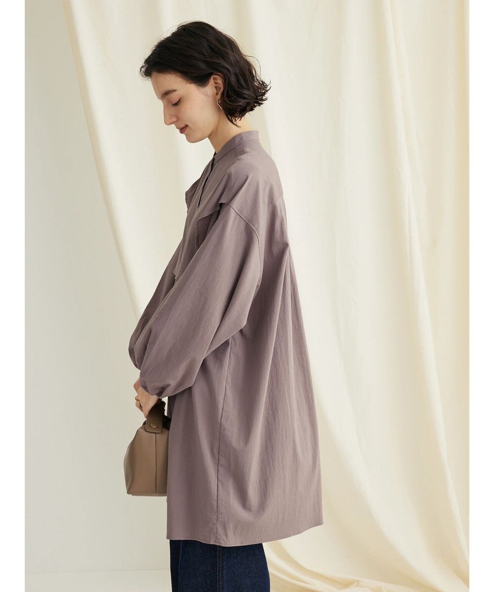 CRAFT STANDARD BOUTIQUE レーヨンデシンフリルチュニック 