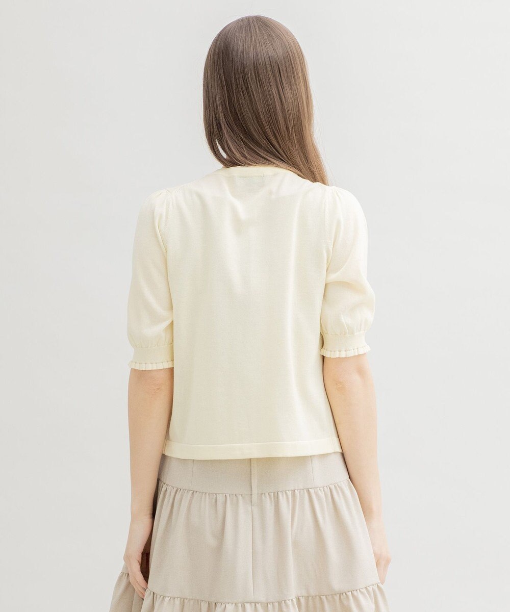 TOCCA 【洗える！】SWAN CREWNECK クルーネック カーディガン 