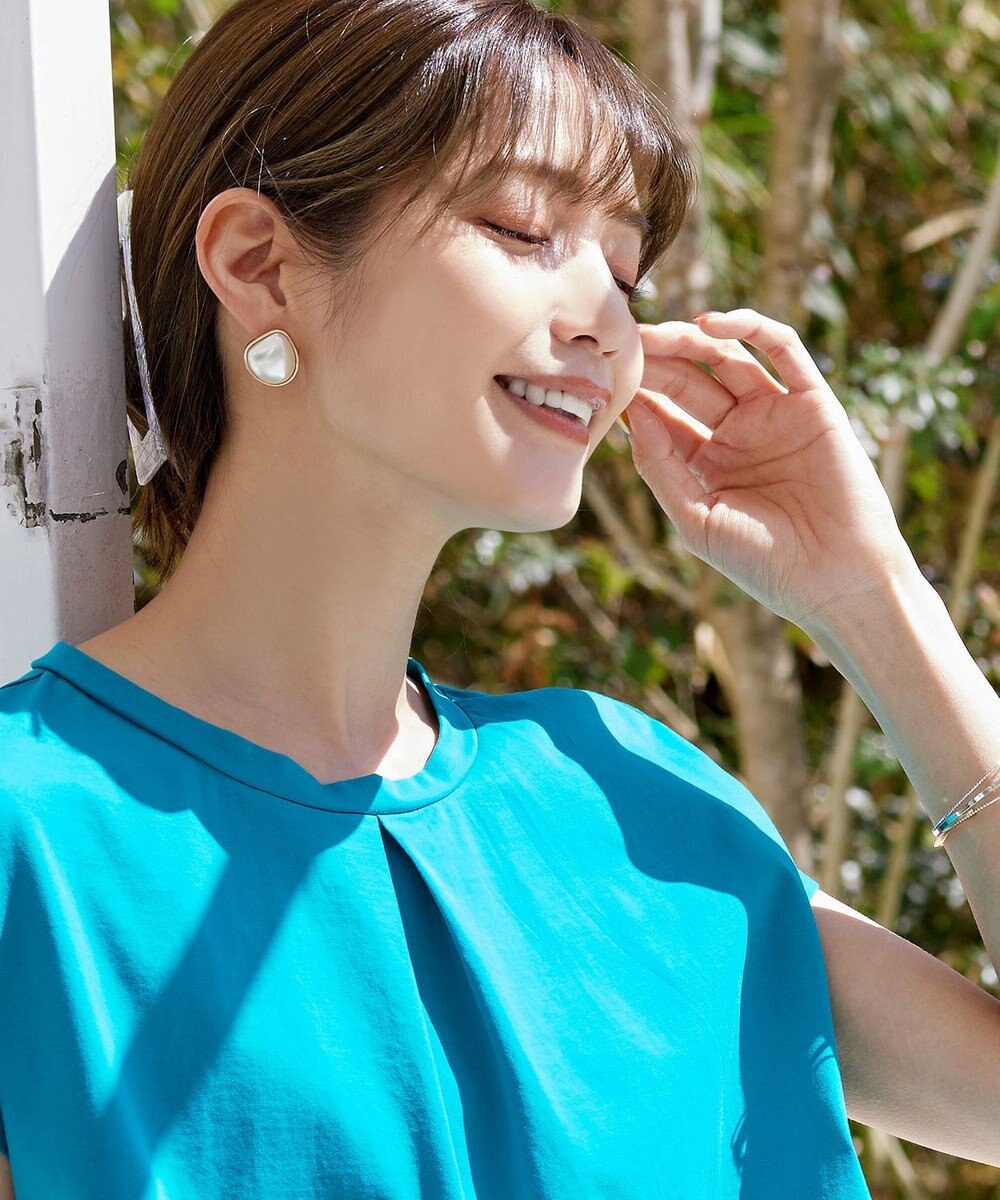 Tiaclasse 縁ありパールピアス 