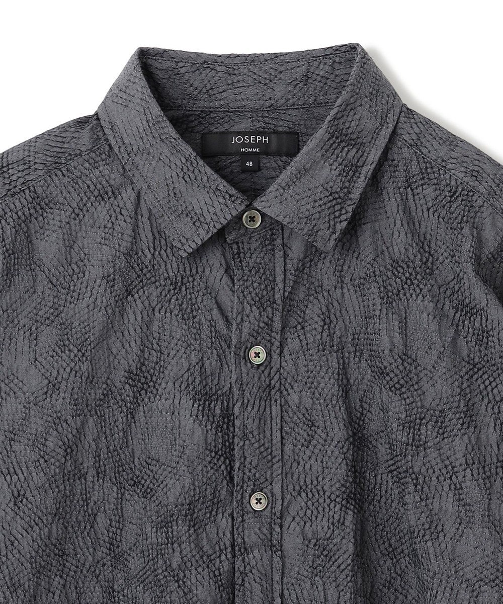 JOSEPH HOMME アブストラクトジャガード レギュラーカラーシャツ 