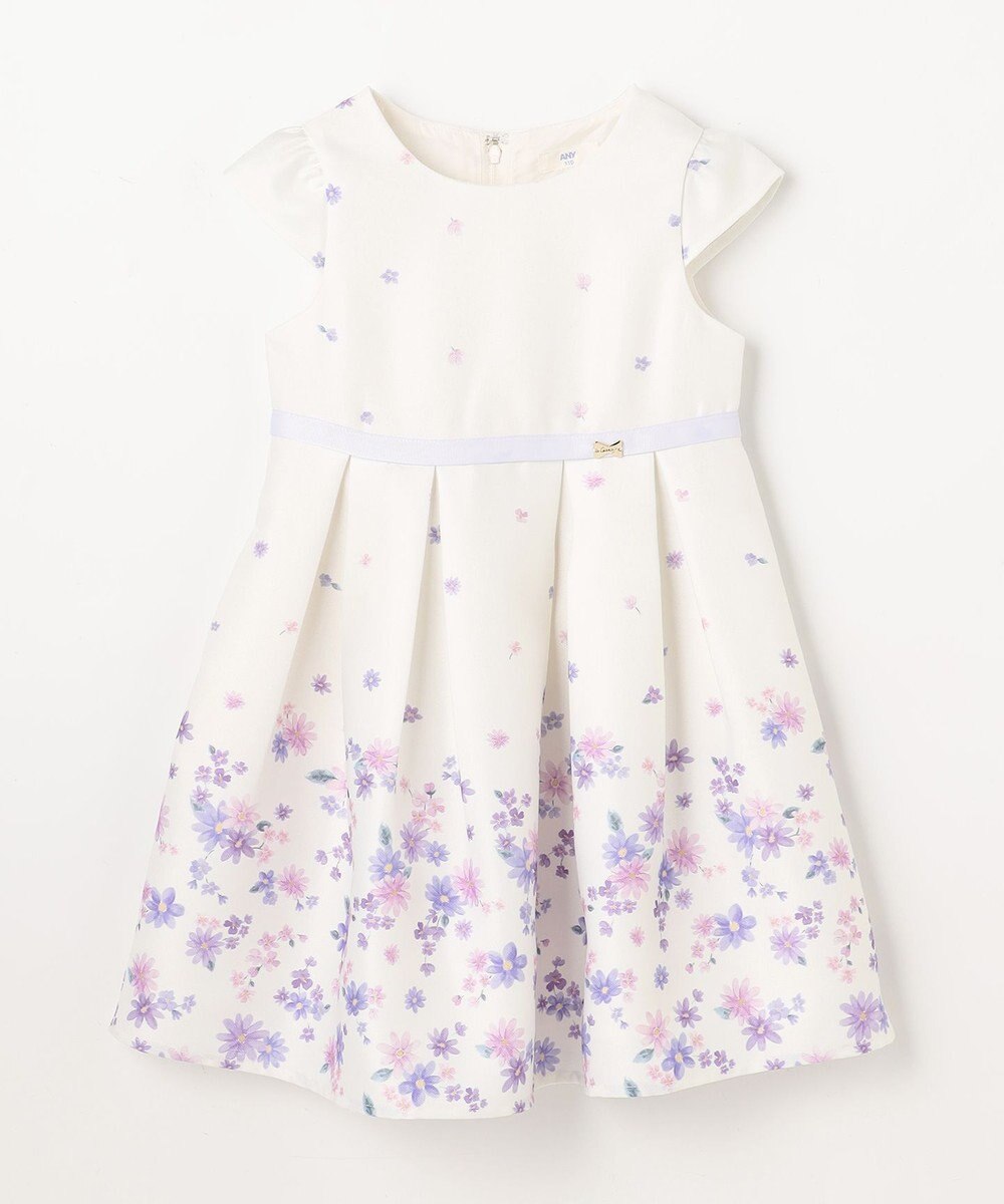 ANY KIDS 花柄プリント ワンピース 