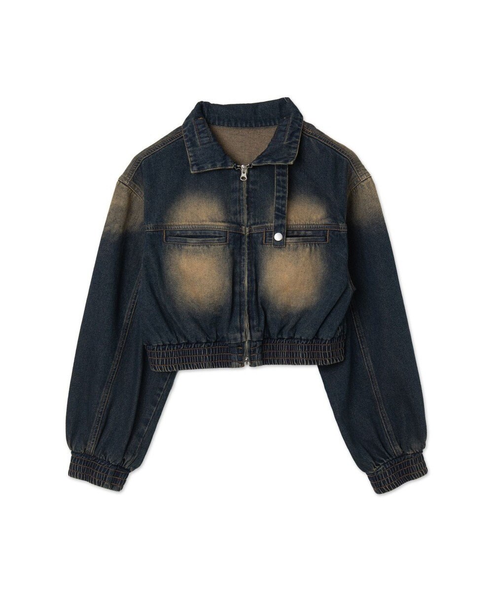 WEGO ヴィンテージウォッシュバイカージャケット 