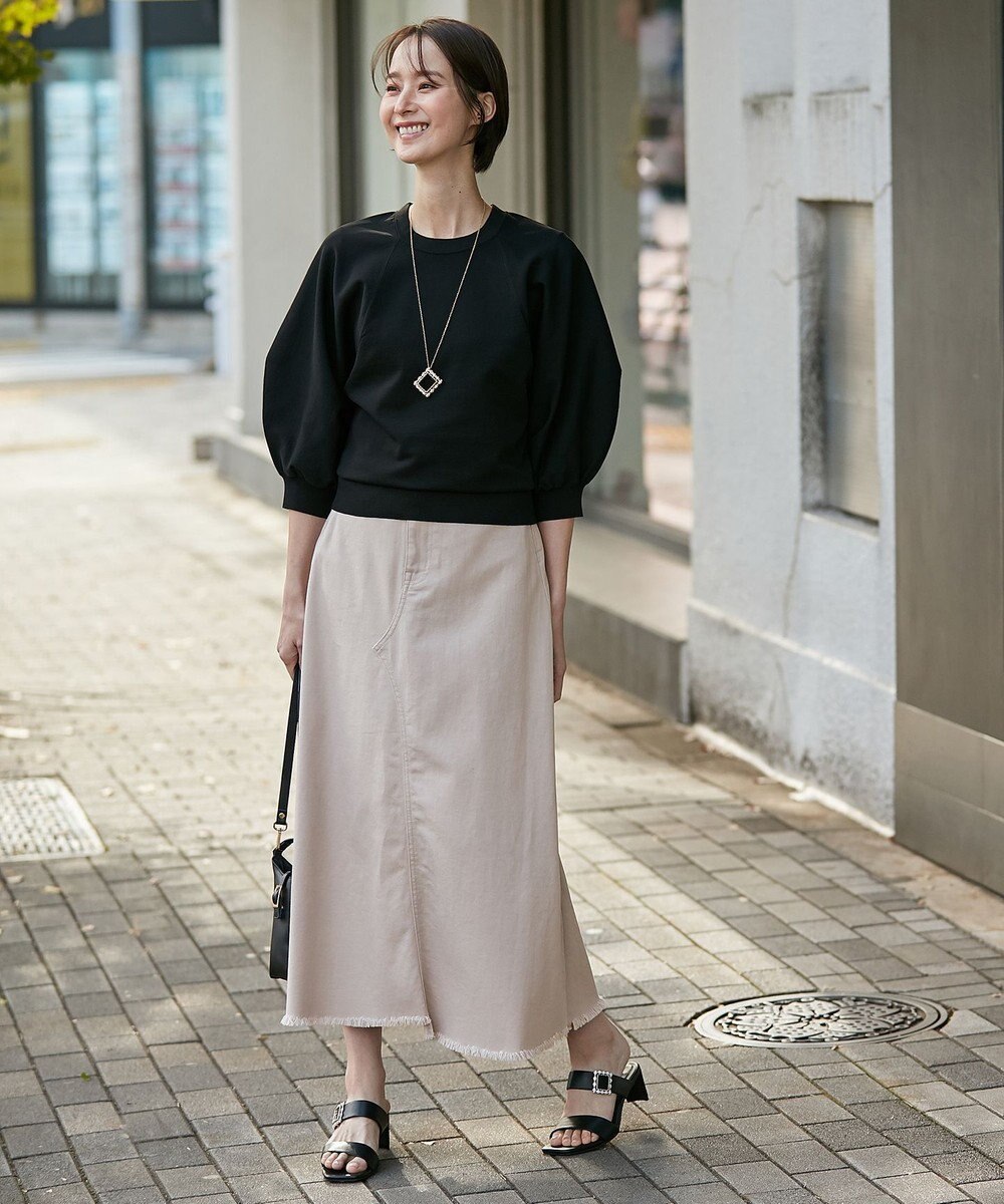 自由区 【XSサイズ～/洗える】ポリエステルハイゲージ プルオーバーニット 