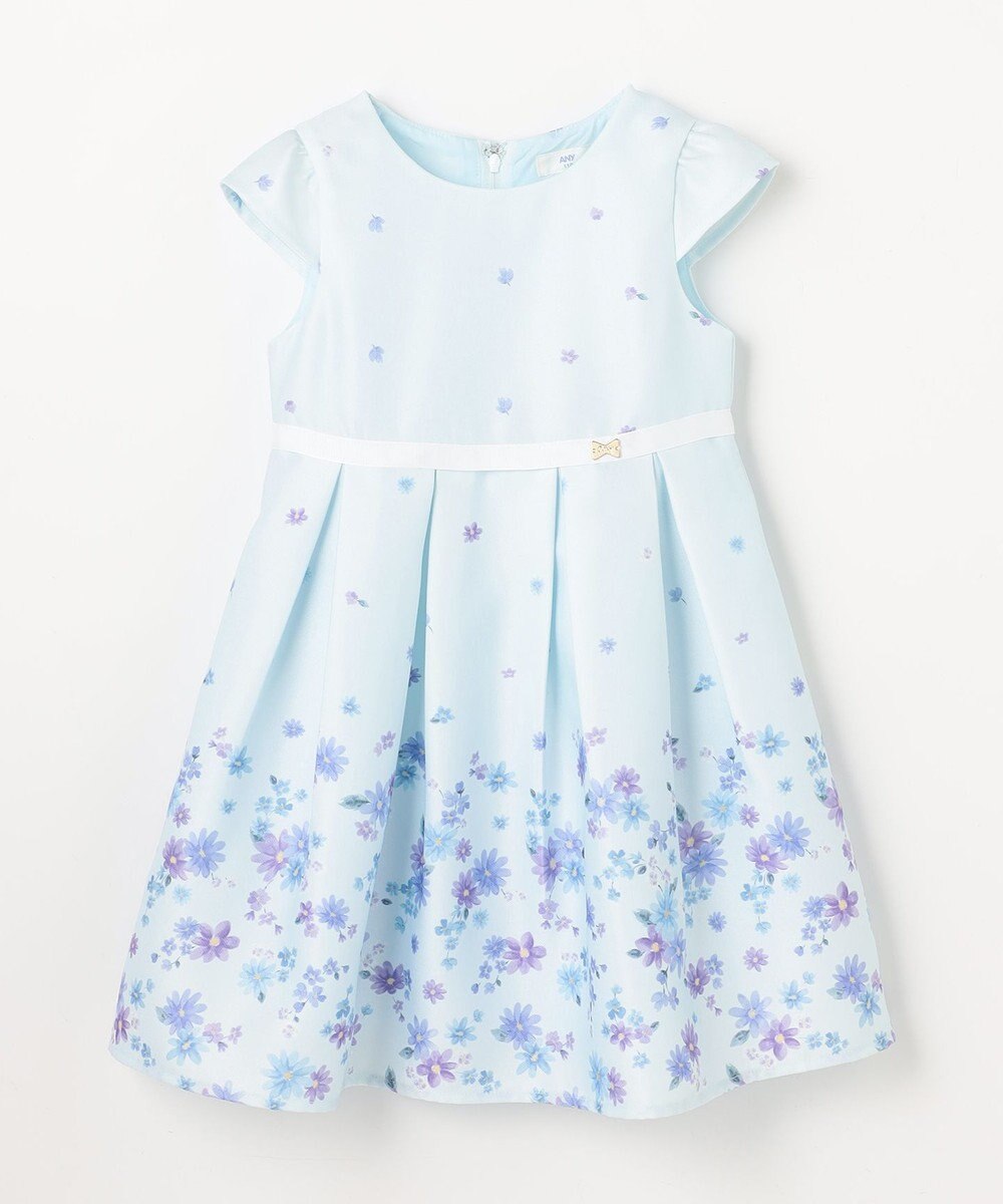 ANY KIDS 花柄プリント ワンピース 