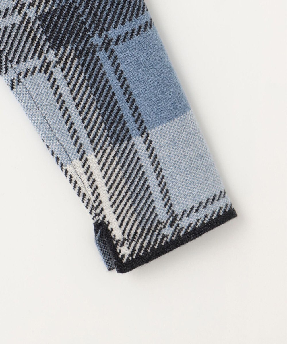 J.PRESS LADIES 【洗える】WOOLY STRETCH PLAID ニット 