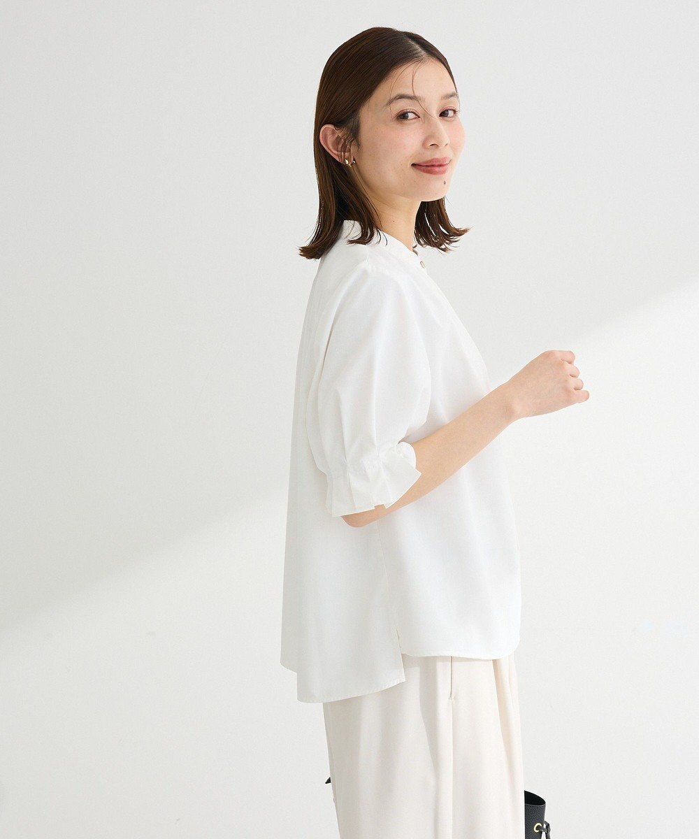 Green Parks タックショートスリーブブラウス 